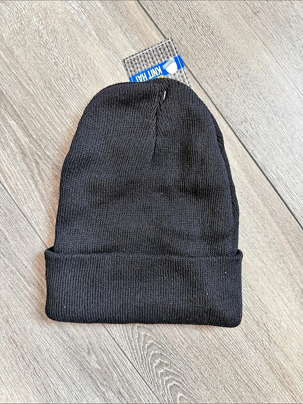 Trail Maker Solid Color Stretch Knit Beanie Black